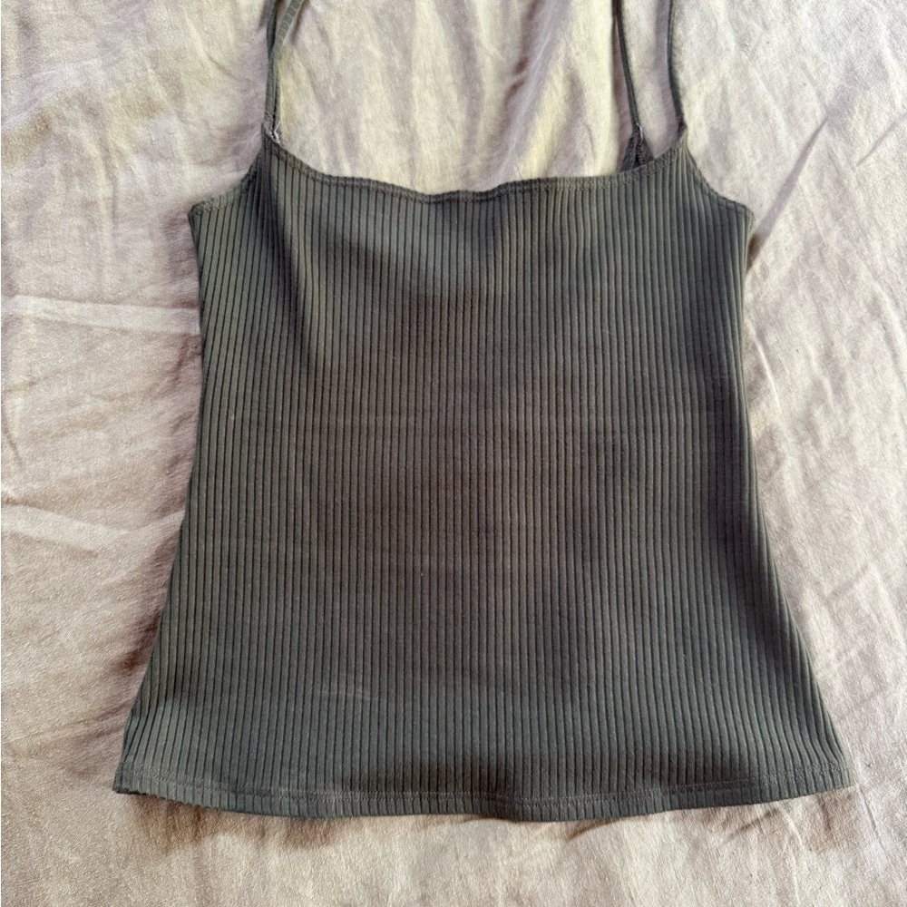 Reformation Carrie Knit Top XS - green